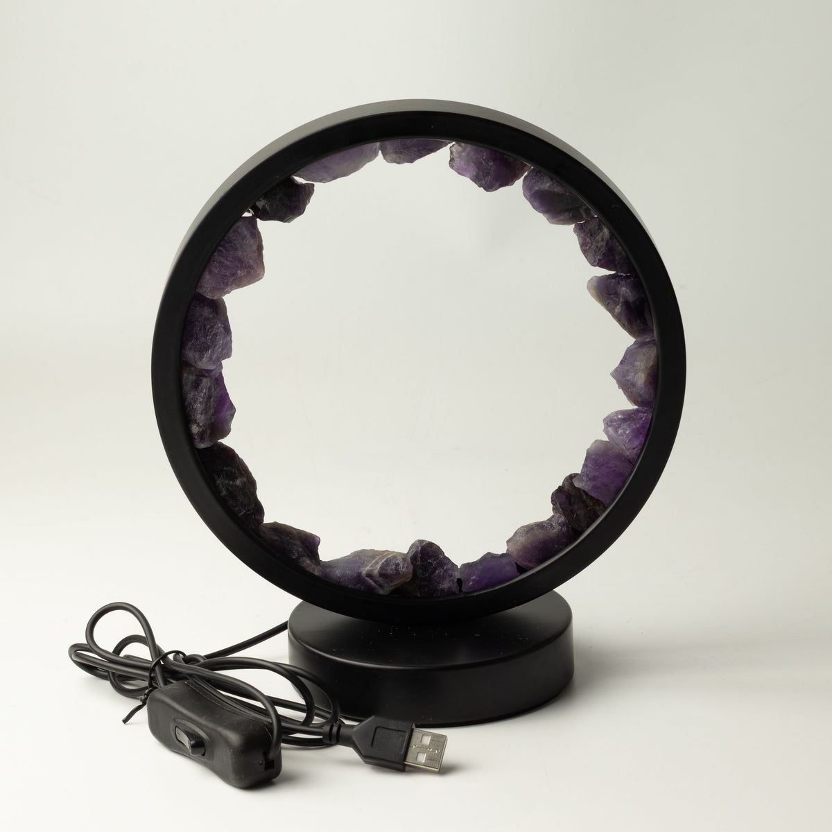 Gemstone Halo Lamp - Zen Spirit - Amethyst
