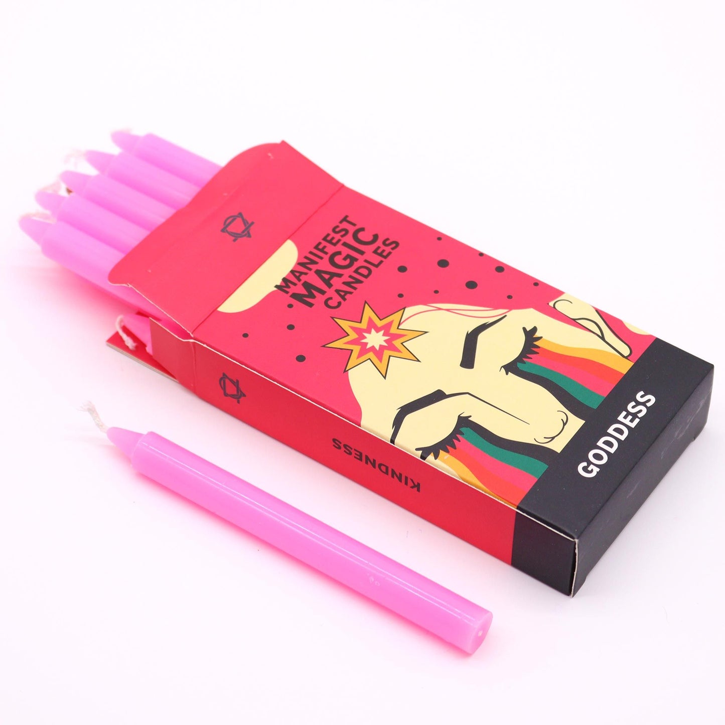 Manifest Magic Spell Candles – Pink (Pack of 12)