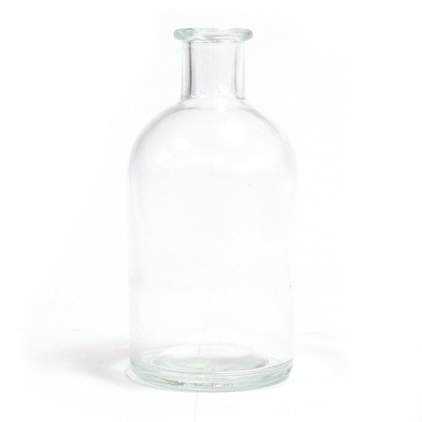 250ml round antique clear reed diffuser bottle large glass container for DIY home fragrance setup