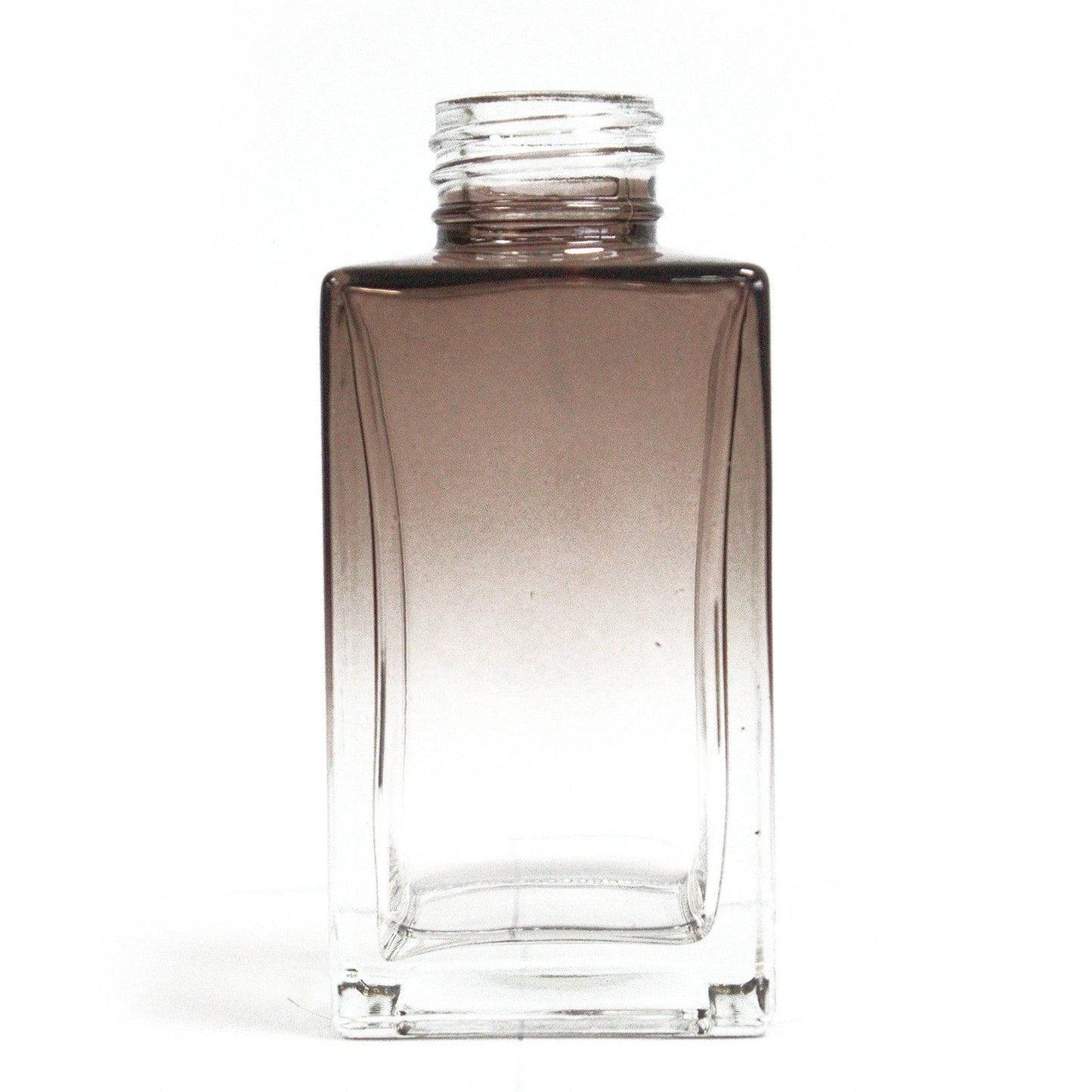 100ml square charcoal reed diffuser bottle glass container for DIY home fragrance setup