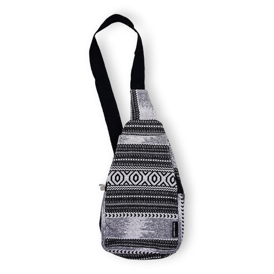 Nomad Sari Jacquard Natural Cross Bag - Urban Caravan
