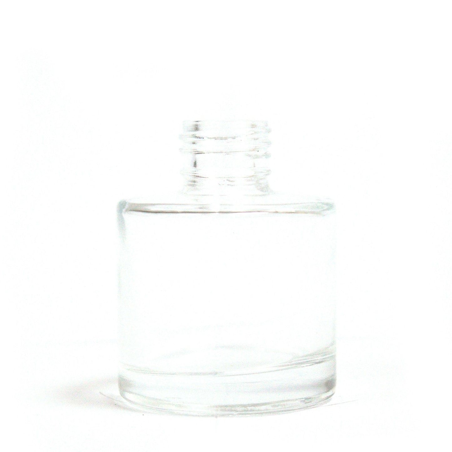 50ml clear round reed diffuser bottle small glass container for DIY home fragrance setup