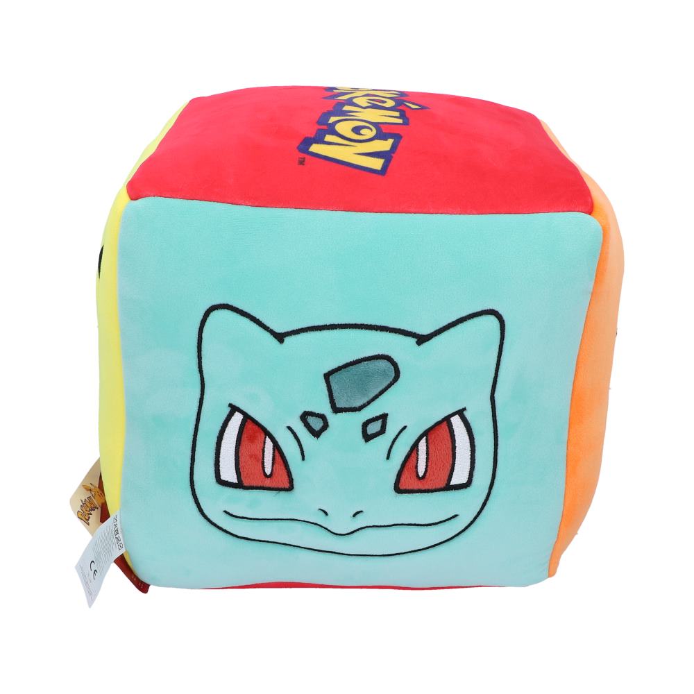 Pokemon Starter Cube Cushion 25cm