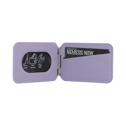 Naruto Sasuke MagSafe Card Holder - Sasuke card holder unfolded flat with inner panels visible