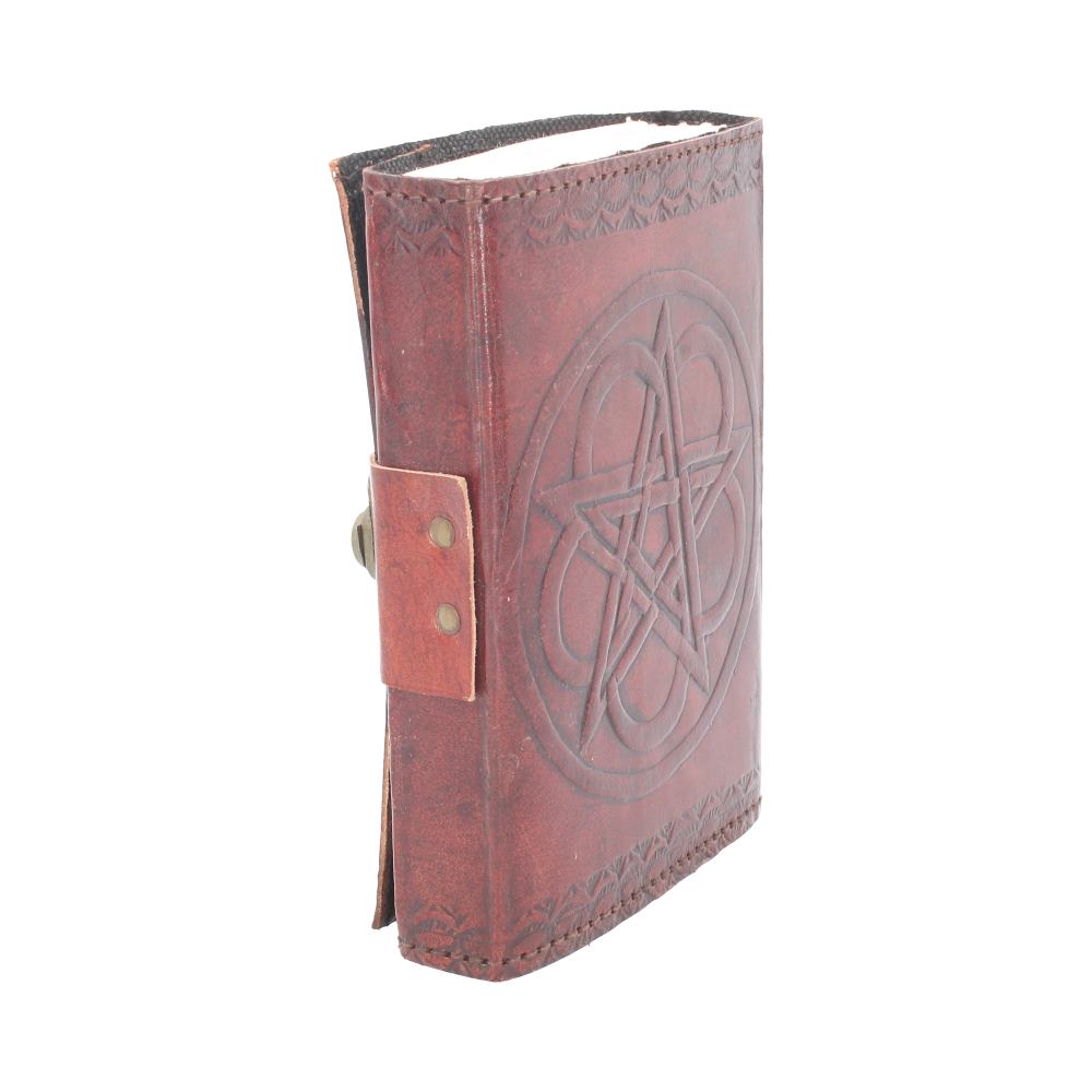Pentagram Leather Embossed Journal and Lock