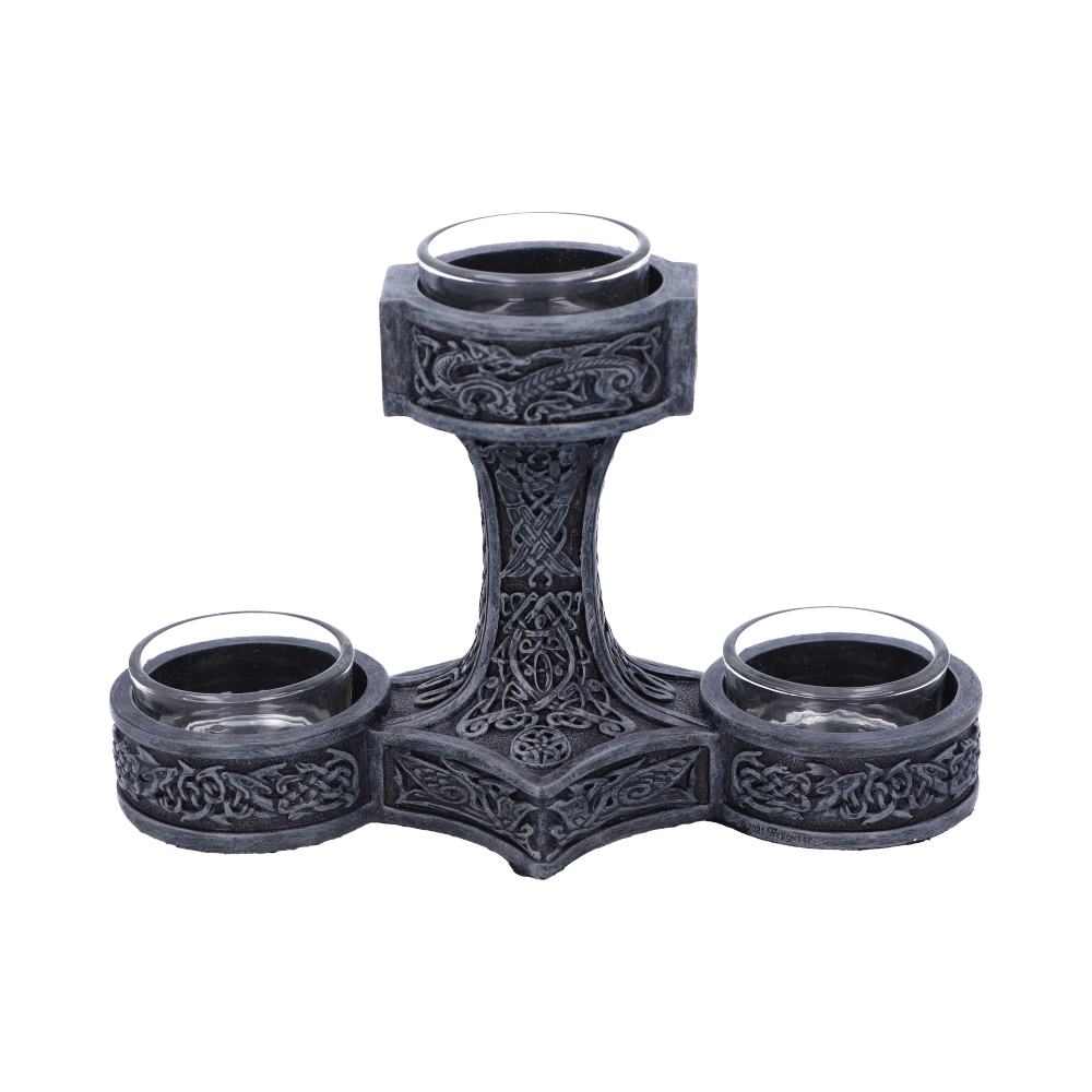 Thors Hammer Tea Light Holder 18.5cm