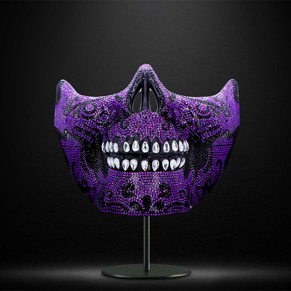Jewelled Masquerade Purple Mask