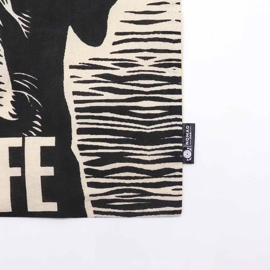Iconic Basic Tote Bag - Dog's Life - Natural 4oz