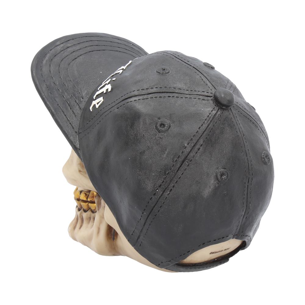 A skull wears a black cap with "Street Life" written on it, positioned on a plain white background, showcasing a stylized, edgy design.