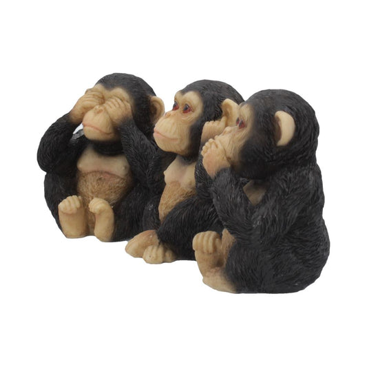 Three Wise Chimps Figurines
