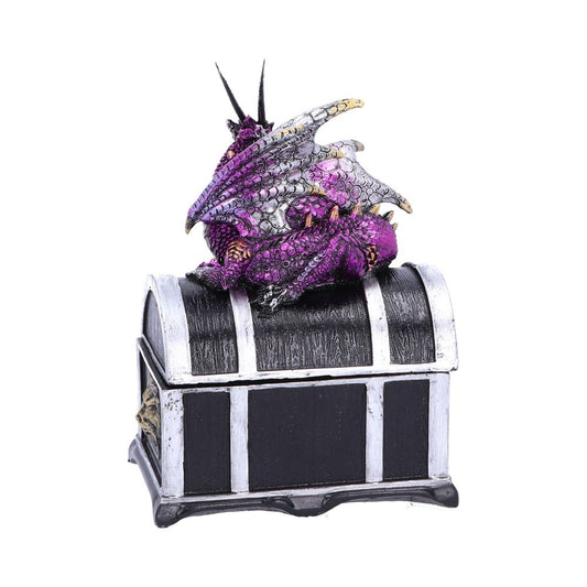 Reptilian Riches Dragon On TreasureChest