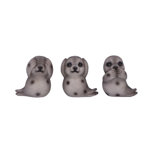 Three Wise Seals Figurine
