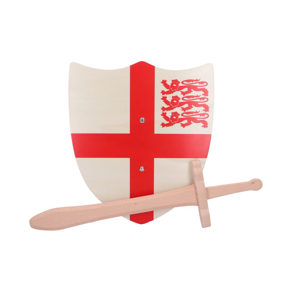 St. George Shield & Wooden Sword Playset