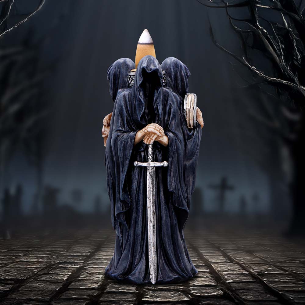 The Endkeepers candle holder 22cm gothic polyresin décor for altars and dark interiors