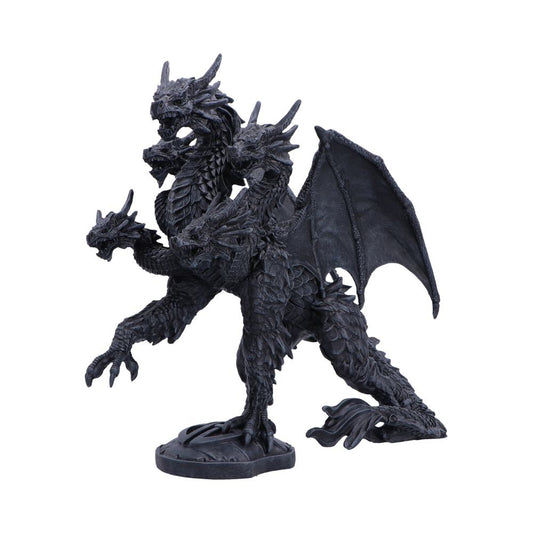 Shadow Hydra Five-Headed Dragon Figurine - side showing reaching necks and wing