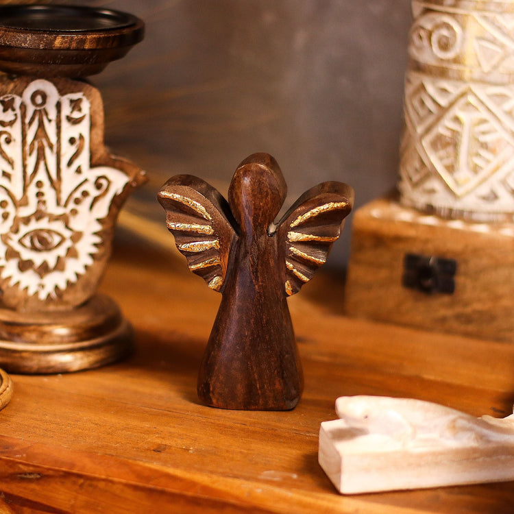 Mango Wood Angels