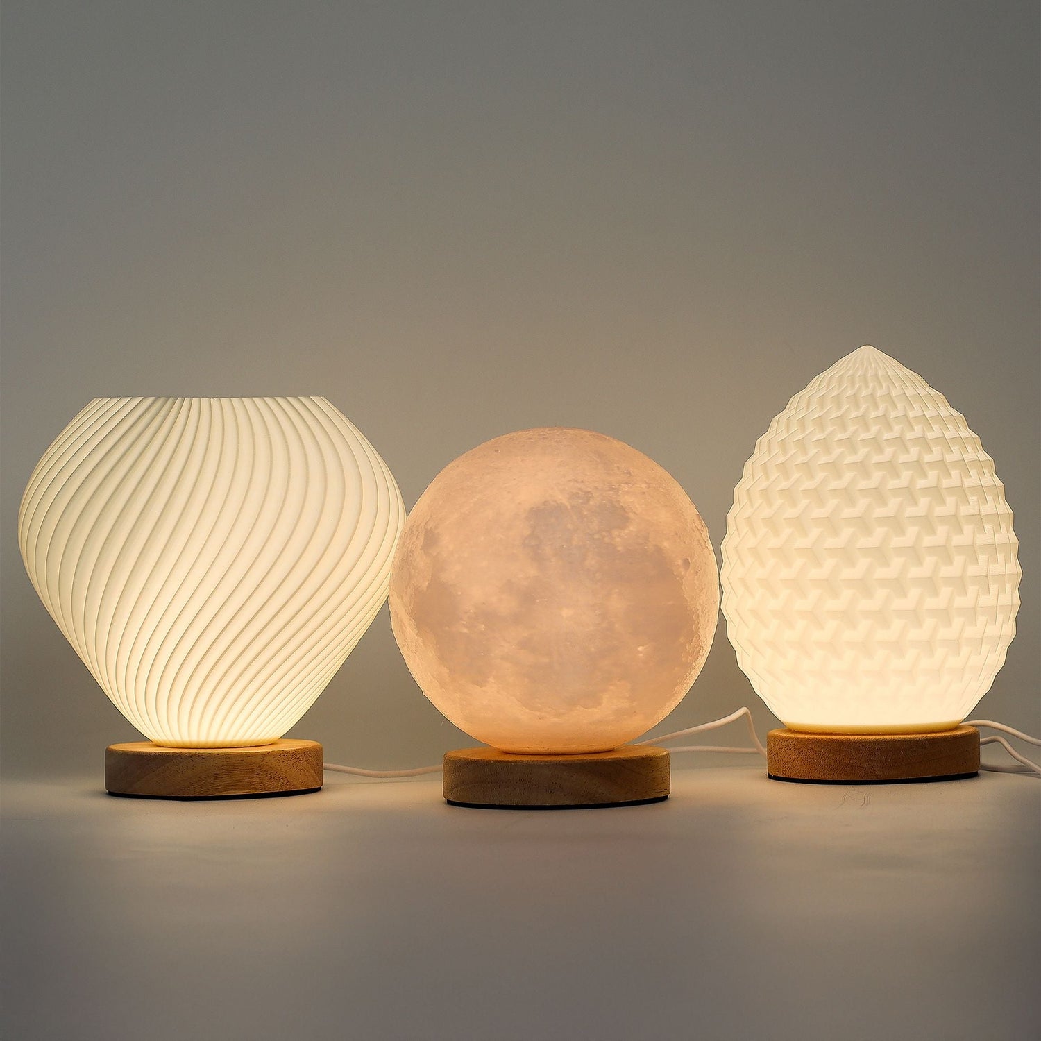 New-Wave Lamps – sculptural 3D-printed ambient lighting UK