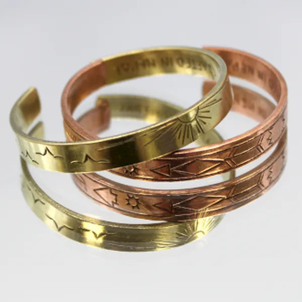 Copper and Brass Bracelets