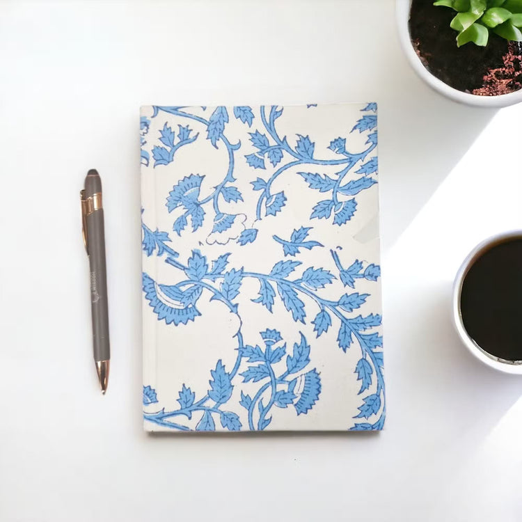 Cotton journals collection featuring soft fabric-bound designs for journalling and everyday writing