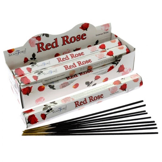 Red Rose Premium Incense Sticks - Stamford