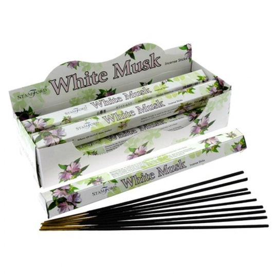 White Musk Premium Incense Sticks - Stamford