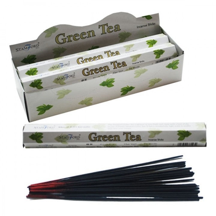 Green Tea Premium Incense Sticks - Stamford