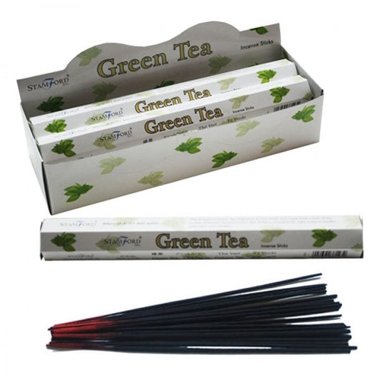 Green Tea Premium Incense Sticks - Stamford