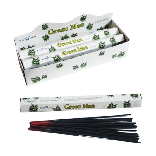 Green Man Premium Incense Sticks - Stamford