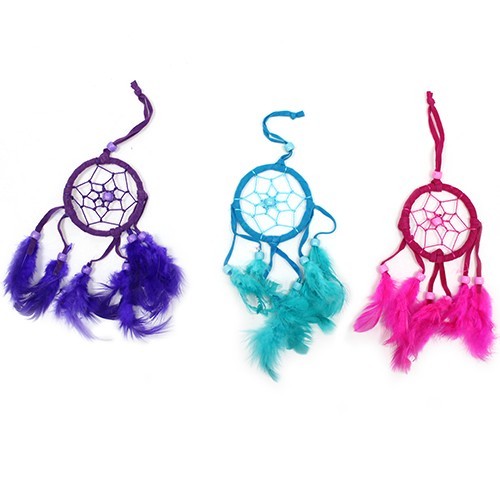 6 x Small Round - Turq/Pink/Purp