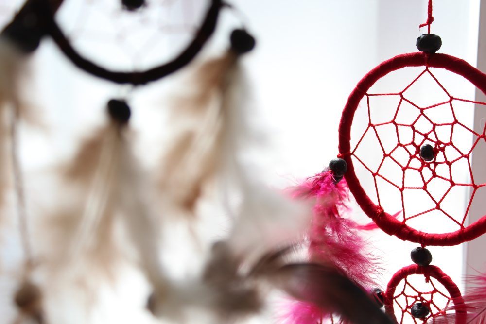3 x Large Round - Black/White/Red
