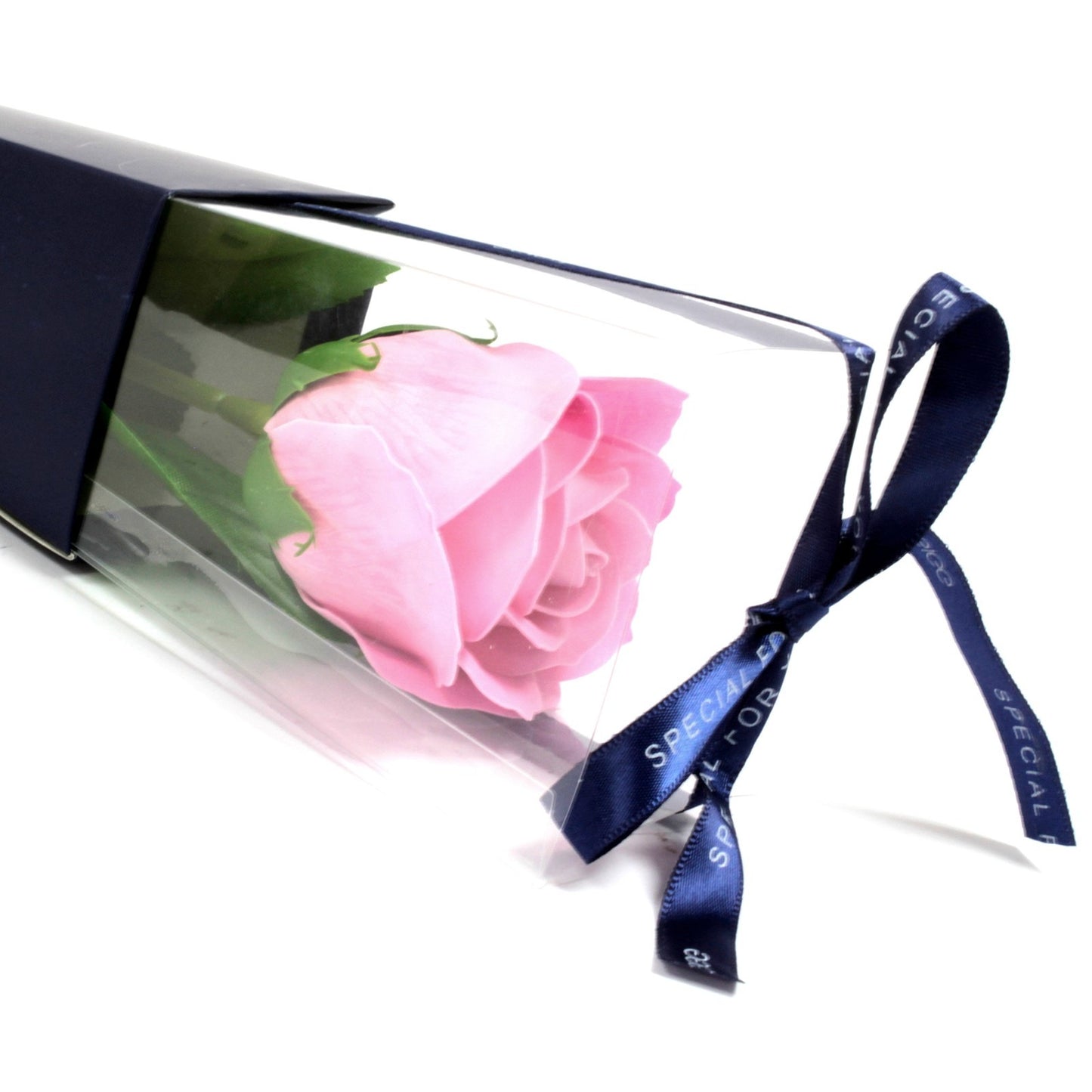 Single Rose - Pink Rose Soap Flower