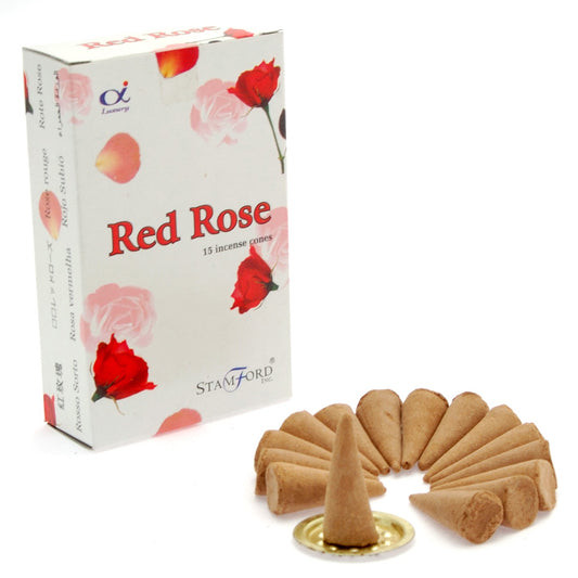 Stamford Red Rose Cones