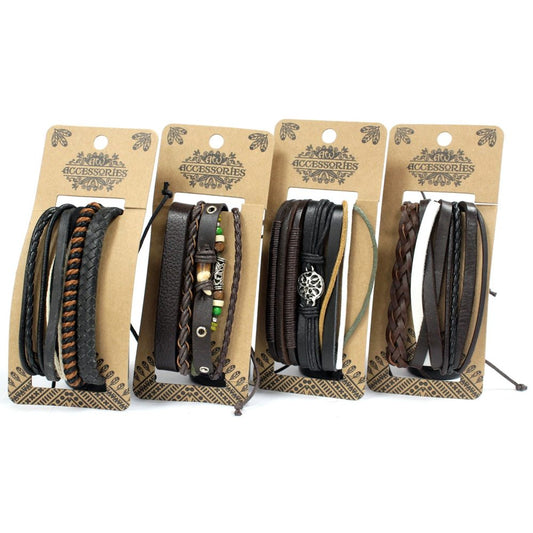 Mens Bracelet Sets - Dark and Handsome (asst)