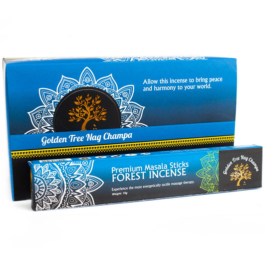 Golden Tree Nag Champa Incense Sticks Sticks - Forest Blend