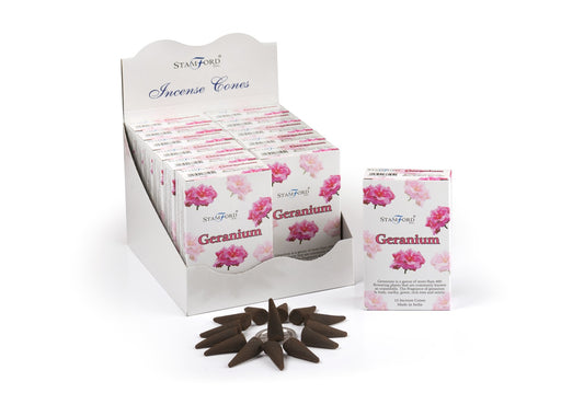 Stamford Geranium Incense Cones