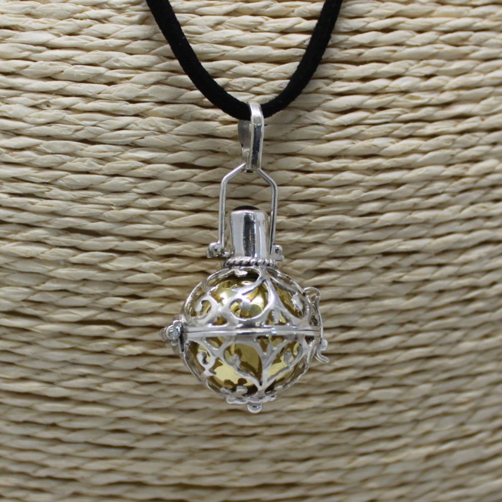 Silver Angel Bell - Night- time - 18mm