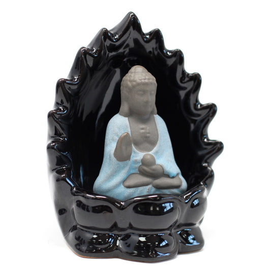 Backflow Incense Burner - Buddha and Lights