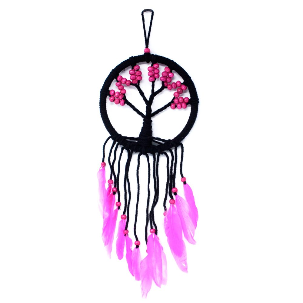 6 x Tree of Life Dreamcatcher - 16cm (assorted)