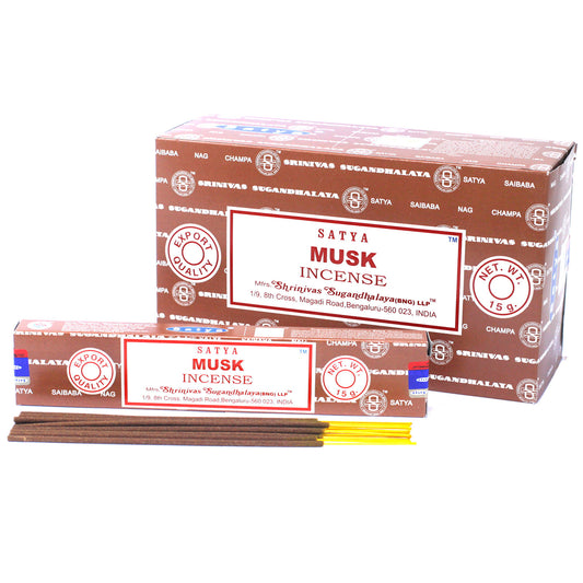 Satya Incense Sticks 15gm - Musk