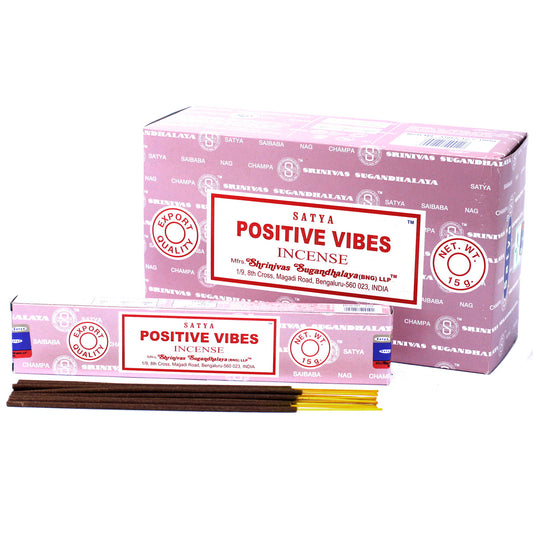 Satya Incense Sticks 15gm - Positive Vibes