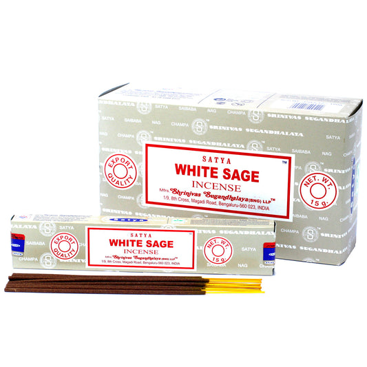 Satya Incense Sticks 15gm - White Sage