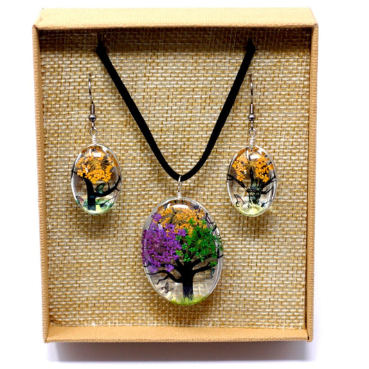 Pressed flowers - Tree of Life set - Mixed Colours