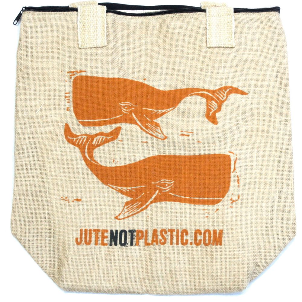Two Whales Tote Bag