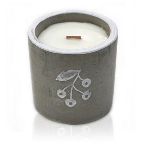 Med Pot - Berrys - Juniper and Sweet Gin Concrete Candle