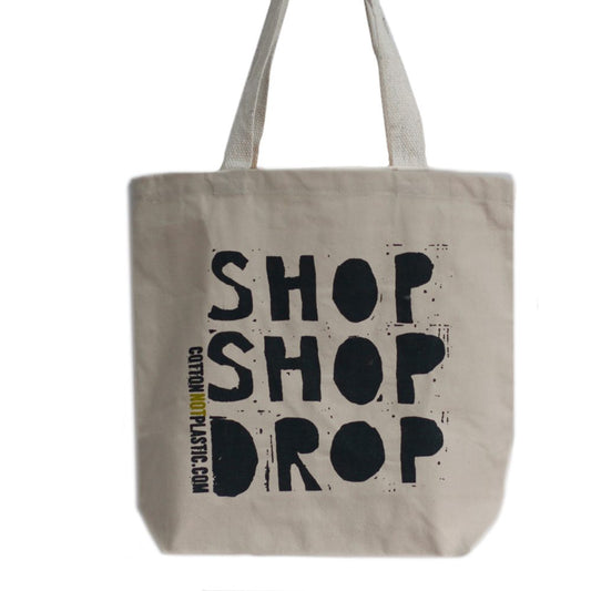 Shop Shop Drop - choice of 4 colours Tote Bag