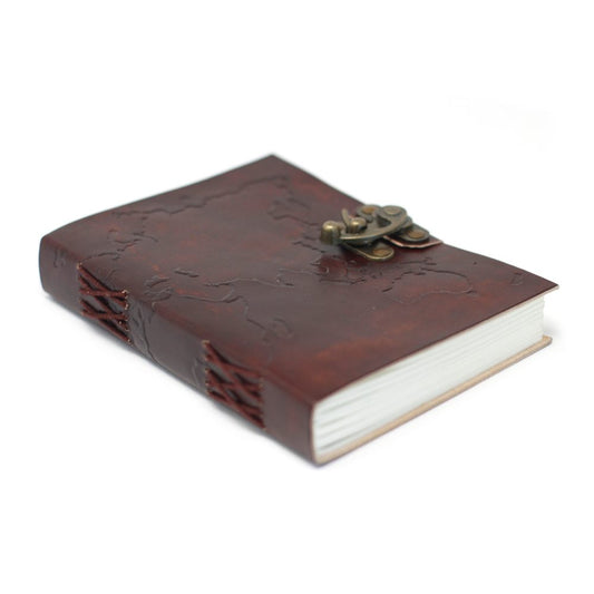 Leather World Map and Stitching Notebook (75)