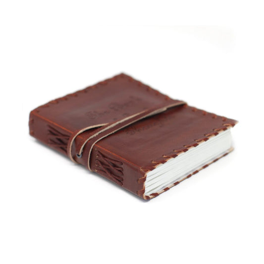 Leather Book of Thoughts with Wrap Notebook (64)