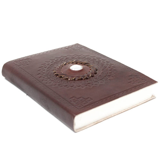 Leather Moonstone Notebook (75)