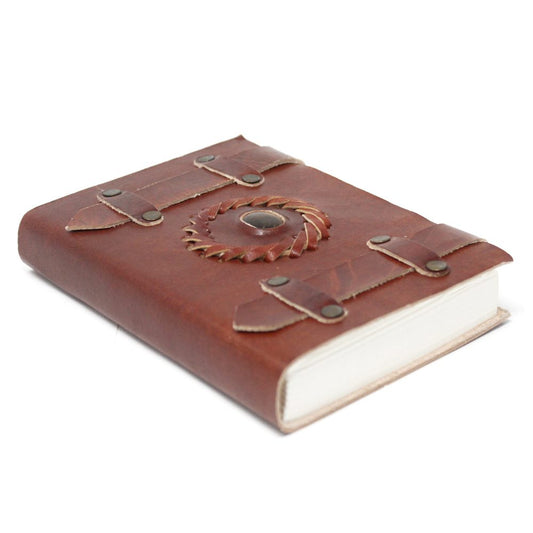 Leather Tigereye with Belts Notebook (64)