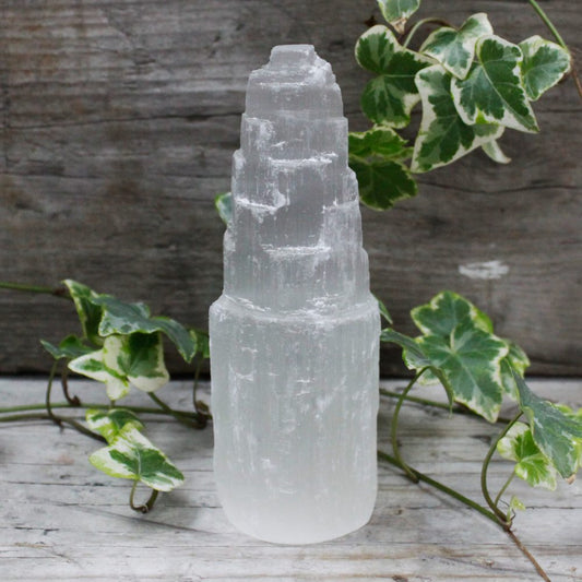 Selenite Tower - 15 cm